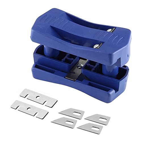 XHTLLO Manual Blade Banding Tblademer Tool with 6 Blades, Carpentry Accessory for Woodworking