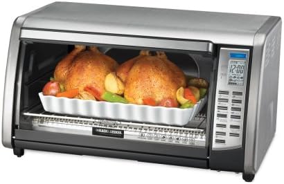 Amazon.com: Black \u0026 Decker cto6301 Digital ventaja 6-slice convección horno  tostador, acero inoxidable : Hogar y Cocina