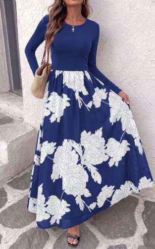 KIRUNDO Women's Long Sleeve Floral Maxi Dress (Various) - image 7