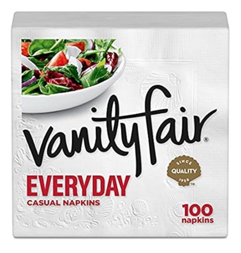 Vanity Fair Everyday Napkins, 100 Count Paper Napkins