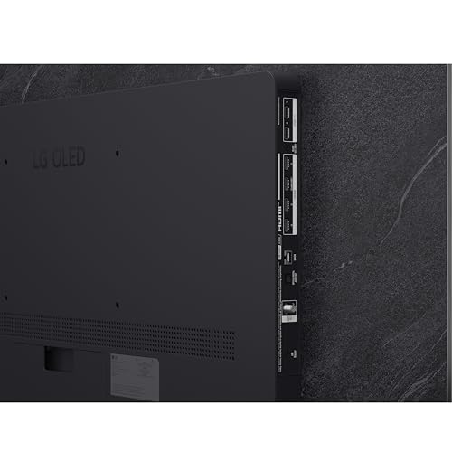 LG OLED evo C6 wall-mounted with ambient lighting