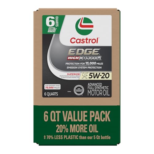 Castrol EDGE High Mileage 5W-20 Aceite Motor Sintético 3 Pack miniatura 3