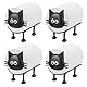 Toilettenpapierhalter Katzen - 4 Stück Katzen Aufbewahrung Toilettenpapier, Katzen Freistehend WC Papierhalter, Katzen Ersatzrollenhalter Klopapierhalter, Lustige Badezimmer Deko