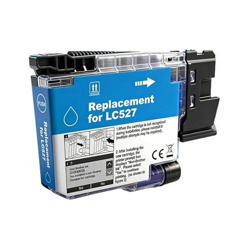 Cartouche d'encre LC527 Cyan pour imprimante MFC-J4350DW et MFC-J4550DW