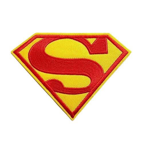 Superman superhero comic movie cartoon sci-fi 10.5x7.5 cm cool jacket backpack iron or stitch on embroidered patch
