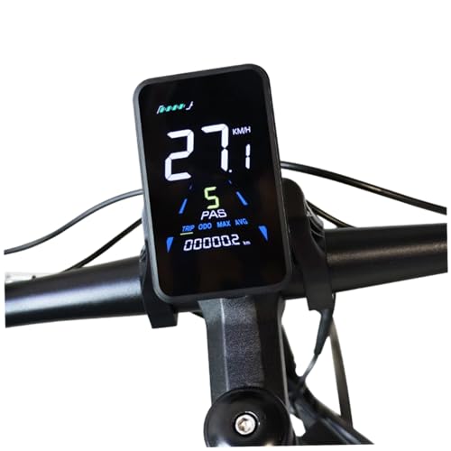 Compteur kilométrique de vélo étanche avec écran LCD clair pour VAE