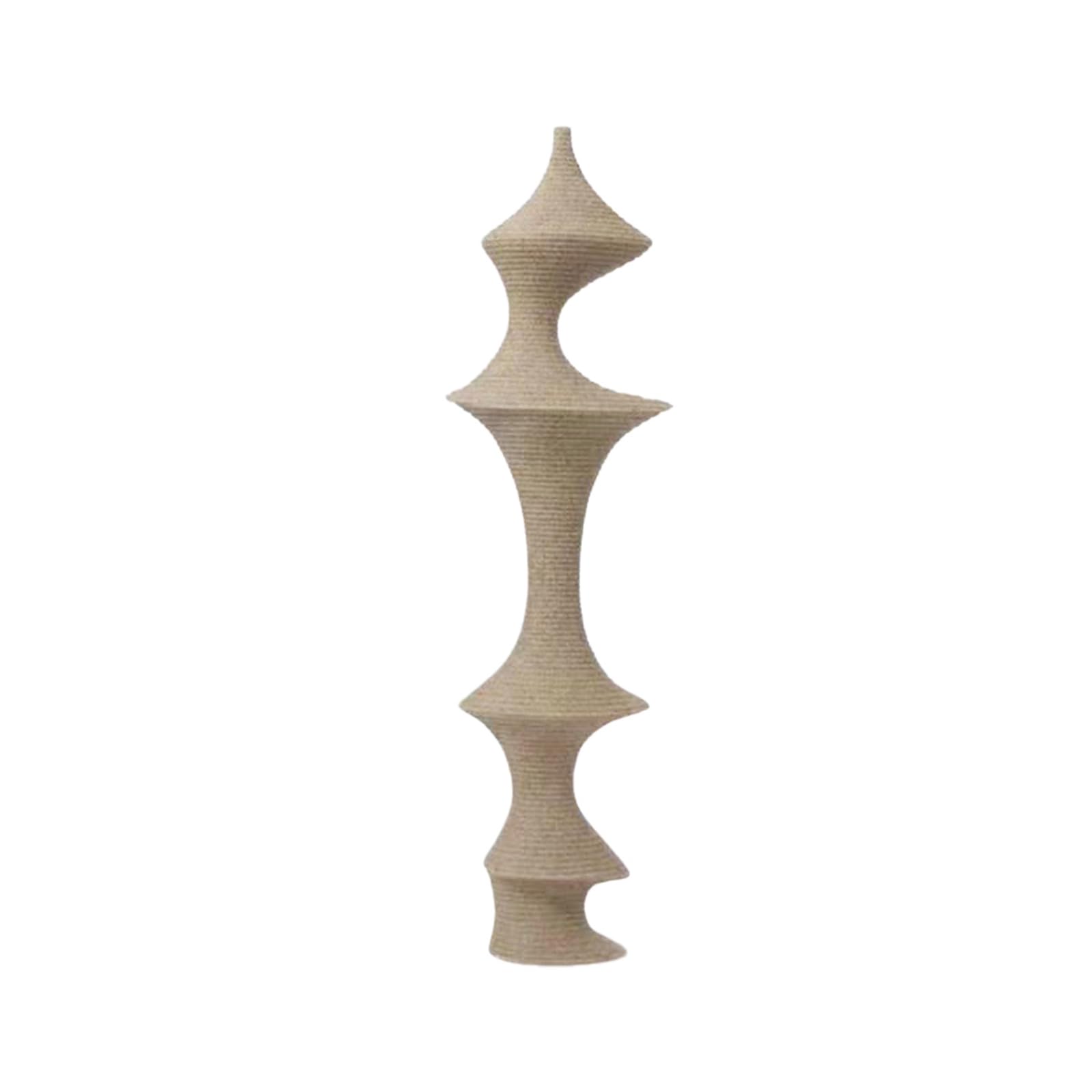 Hhhxkkuu Nordic Minimalist Abstract Spiral Art Sculpture (11x10x40cm)