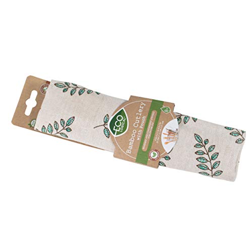 EcoLogical Conjunto de talheres, padrão, bambu