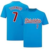 TREA Turner Shirt T-Shirt Jersey Baseball No Brand/Logos 100% Cotton for Blue Mens/Womens/Kids