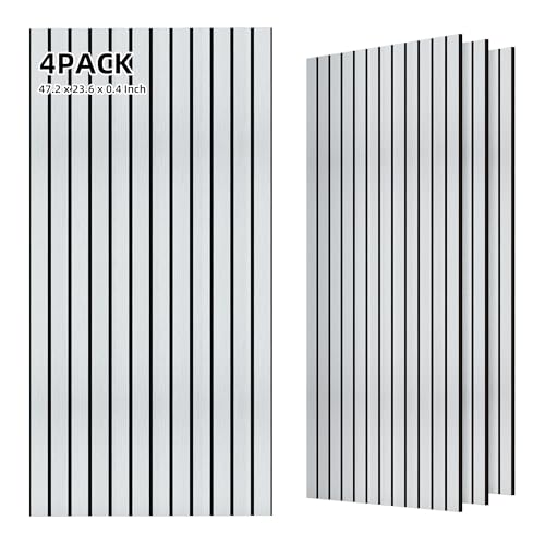 TO-TH Wood-Look Acoustic Wall Panels (4 Pack)