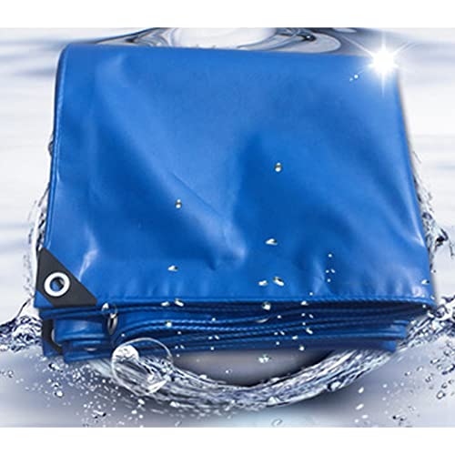 Lona impermeable para coche cubierta protectora de jardín carpa camping azul 2