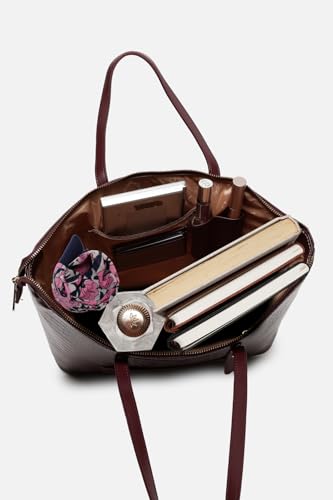 Image of Allen Solly Women's Large Tote Shoulder Bag | Premium PU Leather | Structured Shape | Everyday Comfort | Office & Work