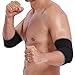 Produktbild Neotech Care - Ellbogenbandage (1 Paar) - elastischer und atmungsaktiver Stoff - für Sehnenentzündung, Tennis, Golf, Sport - für Männer und Frauen - rechter oder linker Arm - Schwarz - L