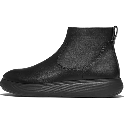 Fitflop iQ-COMFF LEATHER ZIP ANKLE BOOTS