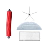 ALPGEN Accessori for aspirapolvere Lavabili/Fit for Roborock S7 S 7 Robot Cleaner (Spazzola Laterale a Rullo Mian + Filtro Hepa + Panno for mocio) Spazzare Robot Set (Color : Set B)