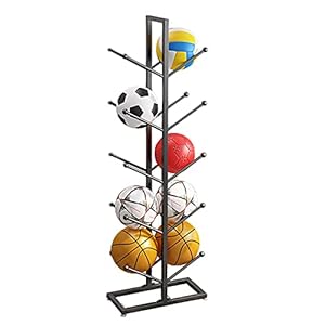 de kar van de balopslag Basketbal opbergkar met wielen en handvat, stapelbare balkooi en locker voor…