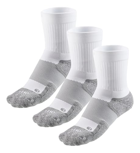 Road Runner Sports R-Gear OS1st Ultimate Crew Socks, Men and Women, 3 Pairs