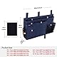 Surblue Bedside Caddy Hängebett Organizer Aufbewahrungstasche Tasche für Etagen-und Krankenhausbetten, College Wohnheim Zimmer Babybettgitter,Camp (8 Taschen),Blau