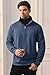 Herberton Men's Pullover Fashion Classic Sweatshirt Business Stylish Comfy Longsleeve Thermal Stretchy Mockneck Quarter Zip Trendy Retro Casual Regular fit Shirt Navy L