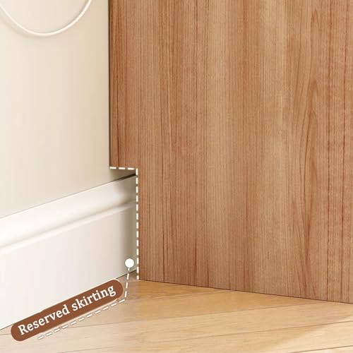 Mesa consola de madera maciza para recibidor estrecho con doble capa 8