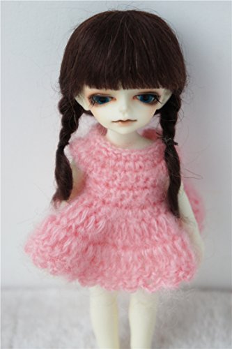 Jusuns 1/12 Mohair Doll Wigs JD143 4-5inch 11-13cm Short Twins