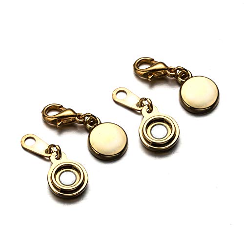 Zpsolution Locking Magnetic Jewelry Clasp For Necklace And Bracelet - Set Of 4 Glod And Silver #TOP4