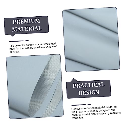 Pantalla proyector antiglare elimina reflejos en tela resistente 6