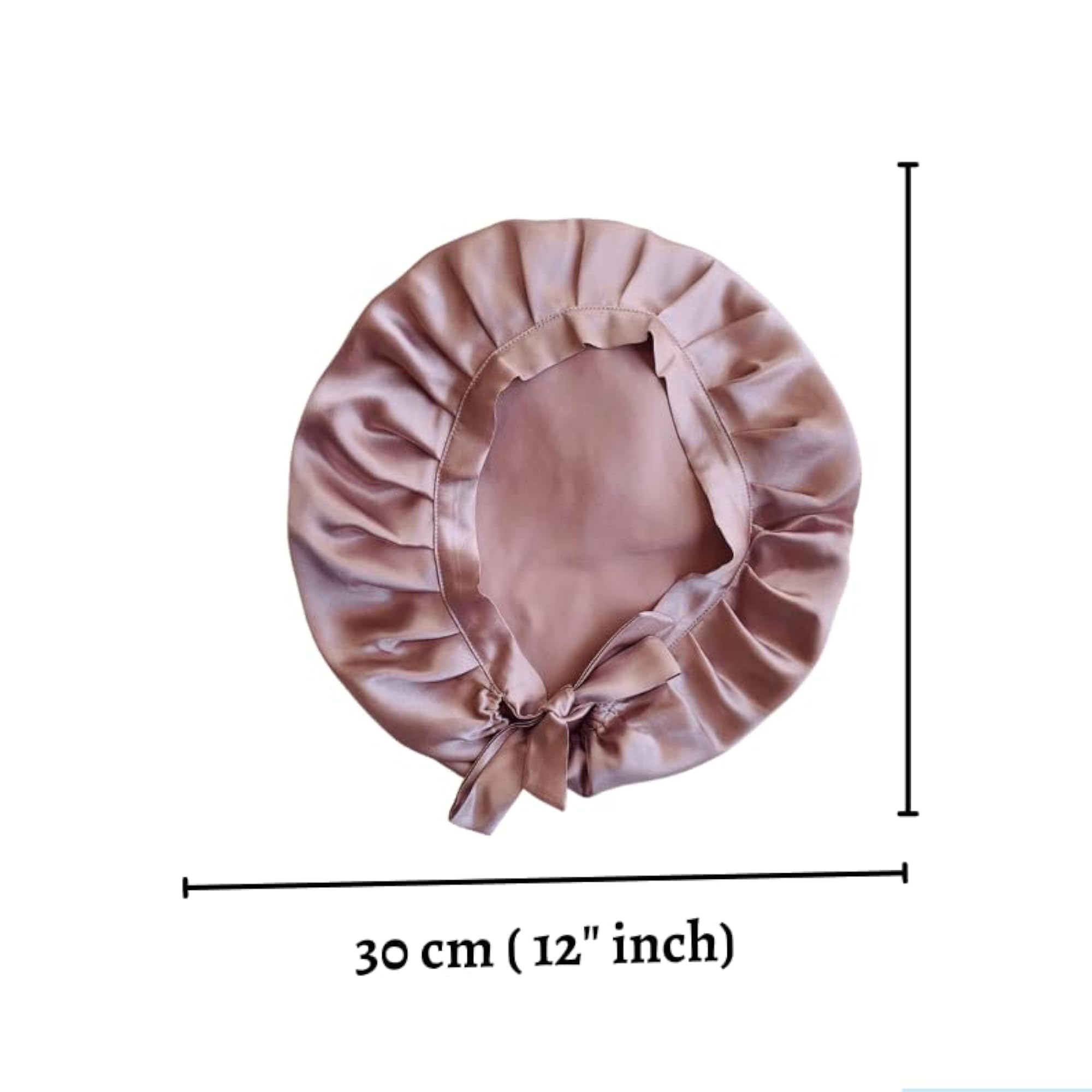 Satin Hair Bonnet for Sleeping, Adjustable Hair Cap