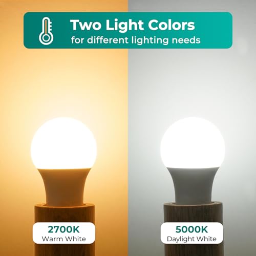 DiCUNO Lampa LED 9 W E27 zastępuje 60 W, 2700 K ciepła biel, 806 lm, A60 matowa żarówka Edisona, CRI 90, kąt świecenia 220°, bez migotania, bez możliwości ściemniania, 230 V lampa energooszczędna, 6