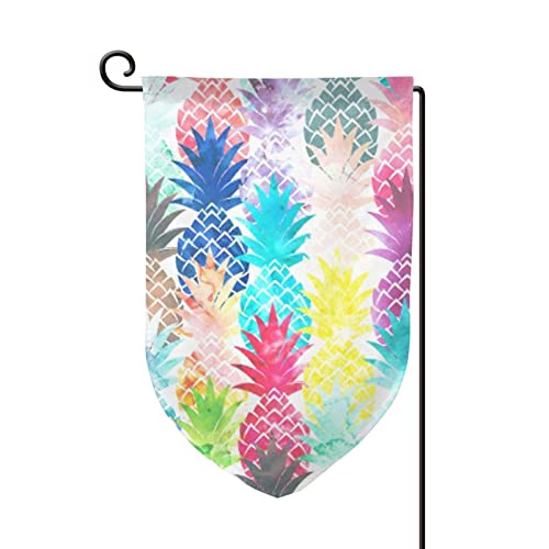 Drapeau de jardin double face 12,5x18 cm saisonnier pour extérieur