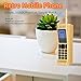 ASHATA Retro Vintage Brick Mobile Phone Four Card Four Standby Quad Band 32GB Bluetooth Classic Retro Cell Phone Support Bluetooth Dialing, MP3, Radio and Other Fuctions(Gold)