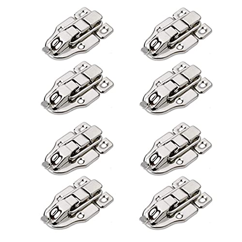 Bnafes 8Pack Metal Duckbilled Box Hasp Lock Toggle Latch Catch Decorative Hasp Box Trunk Latch Hasps For Jewelry Wooden Case Boxes With Mounting Screws #TOP9