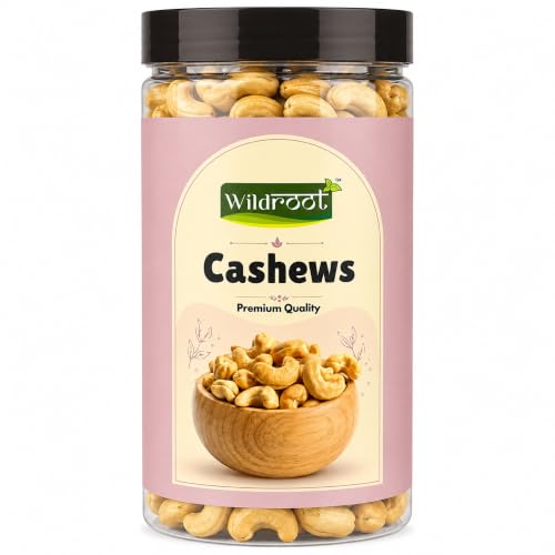 Image of Wildroot Cashew 500gm | Whole Kaju | Natural Crunchy & Creamy Cashew Nuts