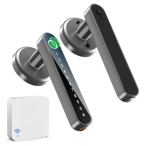 IRONZON Fingerprint Door Lock Smart Door Lock with Tuya Gateway for Smart Door Lock Cover