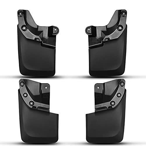 Mud Flaps OEM Black Front and Rear Truck Mud Guard, Compatible with 2016 2017 2018 2019 2022 2022 2022 Tacoma(Except SR Models), Medesasi Mud Splash Guards, with OEM Fender Flares