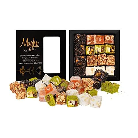Luxury Sultan Pistachio Turkish Delights For Pistachio, Hazelnut, Almond Lovers (16 ounce) Cover