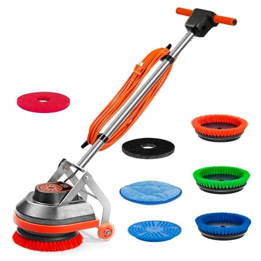 13" Heavy-Duty Orbital Floor Buffer