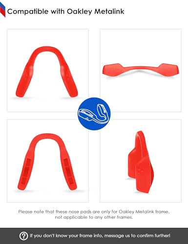 Image of BLAZERBUCK Replacement Nose Piece Nose Pads for Oakley Metalink OX8153 Eyeglasses