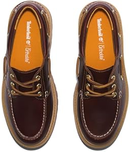 Timberland Sapato náutico feminino Stone Street Platform, Cerveja
