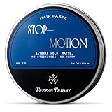 Free On Friday Matte Hair Paste for Men - Sculpting, Hair Clay Pomade with Kaolin - Water Based Men'