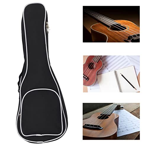 Bag de ukulélé Cas de guitare sac à dos portable portable en nylon coton nylon poches à fermeture éclair avec poignée… - Les Beatles, Paul McCartney, John Lennon, RIngo Starr, George Harrison Bag de ukulélé Cas de guitare sac à dos portable portable en nylon coton nylon poches à fermeture éclair avec poignée… – Image 6