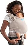 Moby | Elements Wrap | Baby Carrier and Wrap in One for Mothers, Fathers, and Caregivers | Designed for Newborns, Infants, and Toddlers | Holder Can Carry Babies up to 33 lbs | Taupe