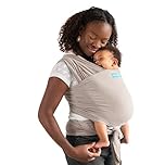 Moby Wrap Baby Sling Carrier for Newborn to Toddler - Element - Baby Wrap Carrier Slings - Perfect Baby Holder for Mom & Dad - Adjustable for All Body Types - Taupe