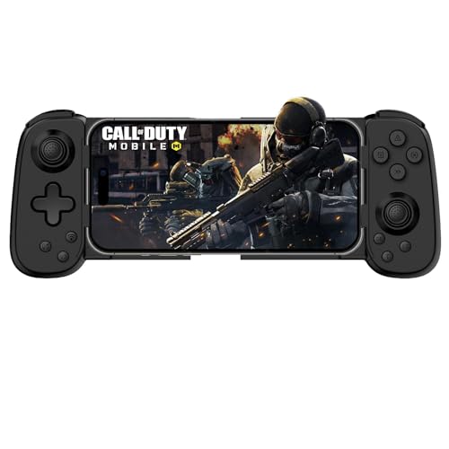 arVin Mobile Gaming Controller for iPhone 16/15/14/iPad/Android Phone/Tablet/Switch, PS Remote Player Gamepad for PS5/PS4/Xbox/PC, Wireless Joystick Play Cloud Gaming, Arcade Mfi Games, CODM, Roblox