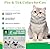 Cat Flea and Tick Collar,Flea Treatment Cat 4Pcs,24Months Protection Waterproof Adjustable Cat Flea Collar,Flea Tick Treatment for Kitten Medium Large Cats