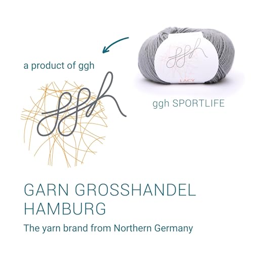 ggh Lacy Merinowolle Seide 25g Grau – Bild 5