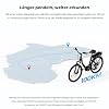 Foride Urbano 2 26 Zoll City E-Bike mit 70N.M Mittelmotor und 36V 13Ah Akku Pedelec Cityräder Elektrofahrrad, Max Geschwindigkeit 25km/h Max Reichweite 120km, Erwachsene Herren Damen Ebike #2