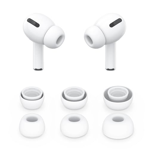 【Scatola Di Stoccaggio】2 * Piccola, 2 * Media, 2 * Grande, dotata di una scatola per riporre 6 auricolari, Per qualsiasi domanda sulla qualità degli auricolari Airpods Pro 2, non esitate a contattarci e vi risponderemo entro 12 ore. ﻿