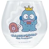 サンリオ (SANRIO) 「 ハンギョドン 40th 」 ジュースグラス 大きめ コロンとまるい コップ ガラス ガラス グッズ 雑貨 食器 クリア 約9×9cm 350ml 日本製 SAN4907-1