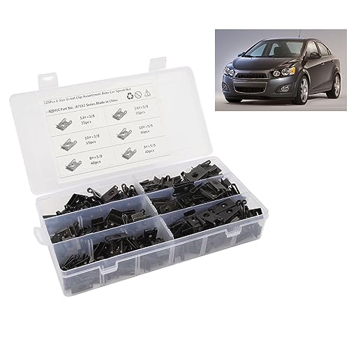 Kit de clips d'écrou en U ensemble de fixation durable de 225 pièces - 2